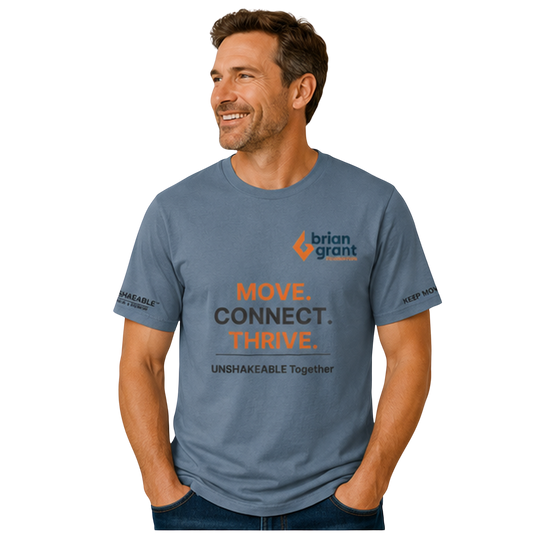 UNSHAKEABLE™ x BGF - Vintage Tee - MOVE CONNECT THRIVE