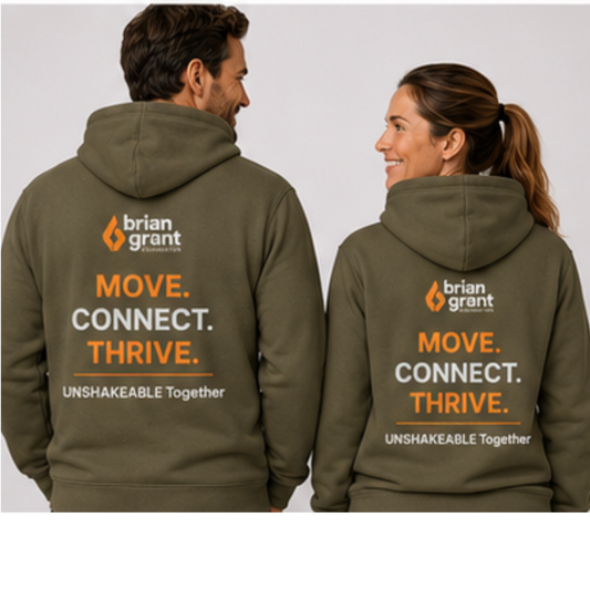 BGF x UNSHAKEABLE™ Hoodie - MOVE CONNECT THRIVE Launch Edition